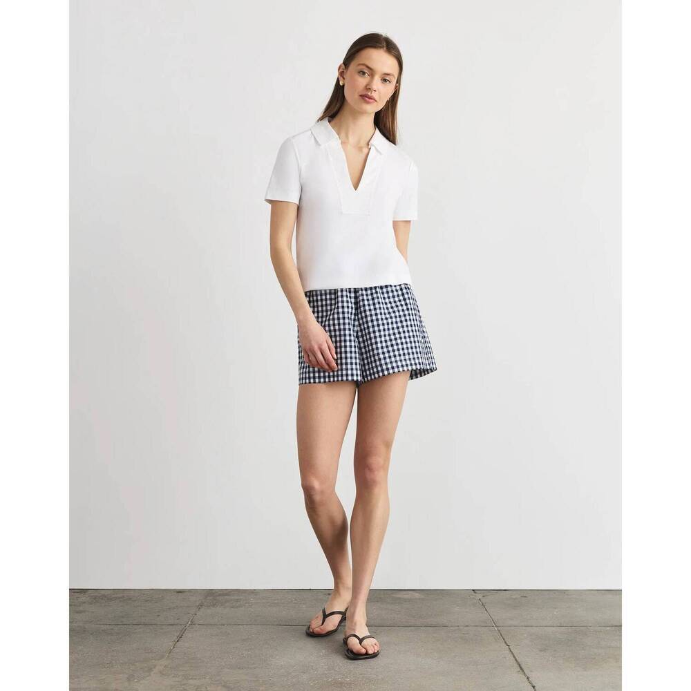 NEW TANYA TAYLOR melanie top in optic white